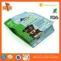 Eco lado gusset stand up ziplock cão seco saco de embalagem de alimentos 1kg 2kg 3kg